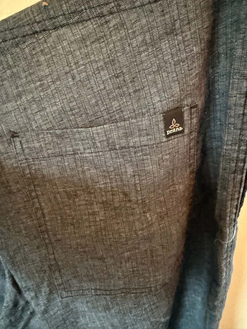 Prana Men's Drawstring Joggers - Dark Gray - Picture 4 of 4